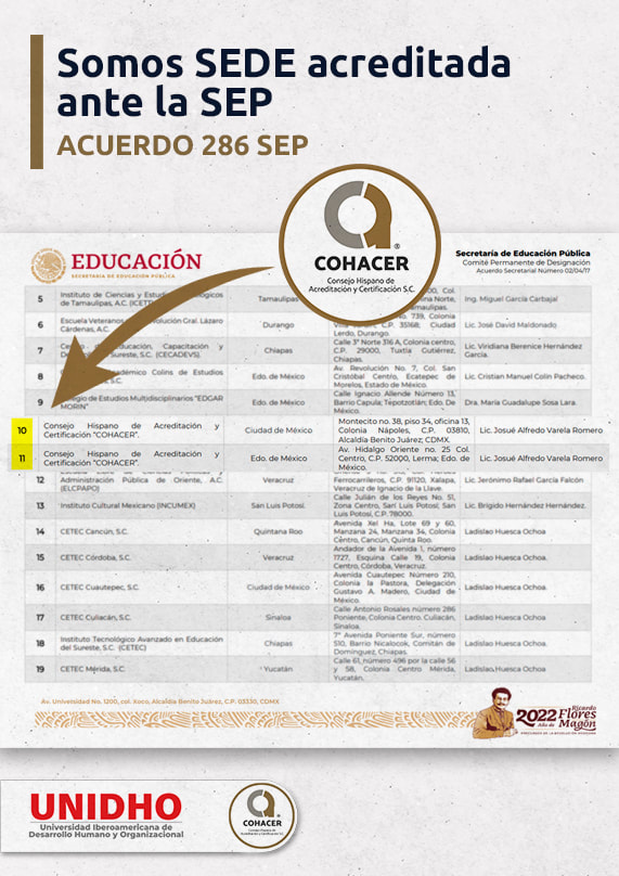 sede_registro_Acuerdo_286_sep_titulacion_Experiencia_laboral_cohacer_unidho